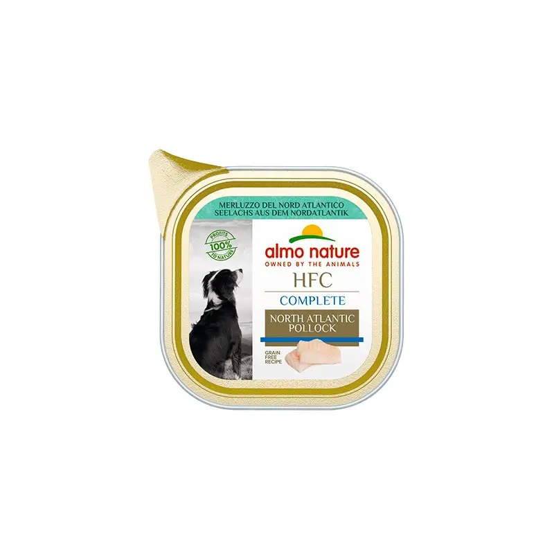 Almo Nature HFC Complete Merluzzo del Nord Atlantico Per Cani – 85 g, Singola
