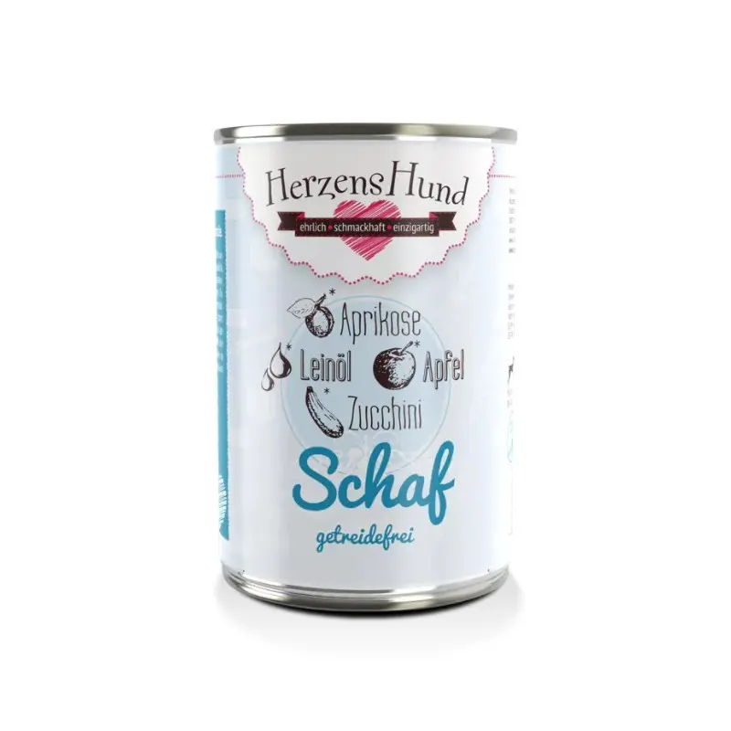 Herzens Hund con Pecora e Mela per Cani – 400 g