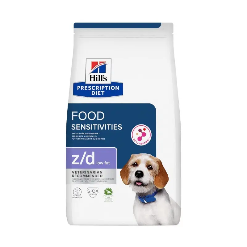 Hill’s z/d Low Fat Hydro alla Soia per Cani – 1.5 Kg