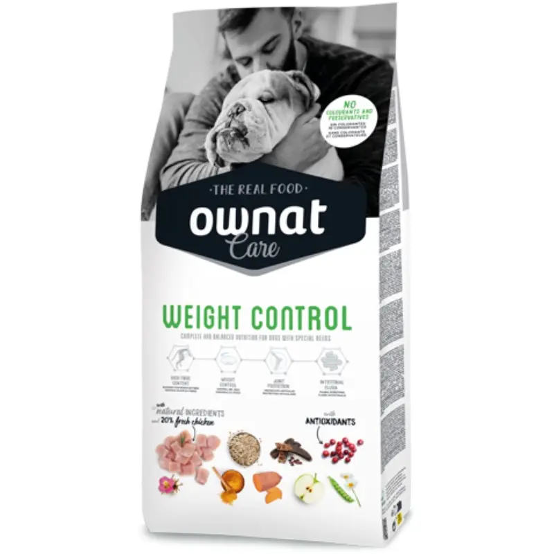 Ownat Dog Care Weight Control al Tacchino per Cani – 3 Kg