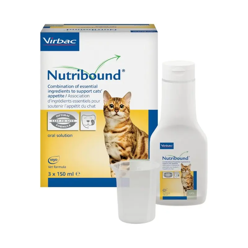 Virbac Nutribound Cat 3 Fiale 150ml – 150 g x 3 fiale