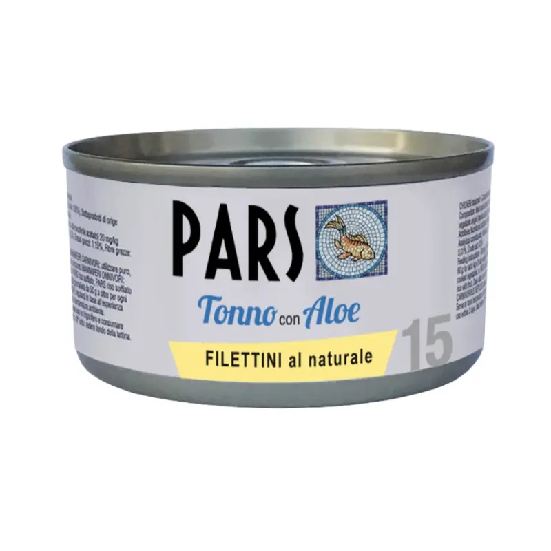 Pars Monoproteico Filettini al Naturale Tonno con Aloe per Cani e Gatti 85gr – 85 g, 6 pezzi