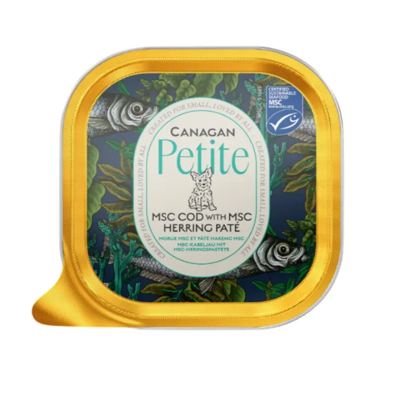 Canagan Petite Patè di Merluzzo e Aringa per Cani – 100 g