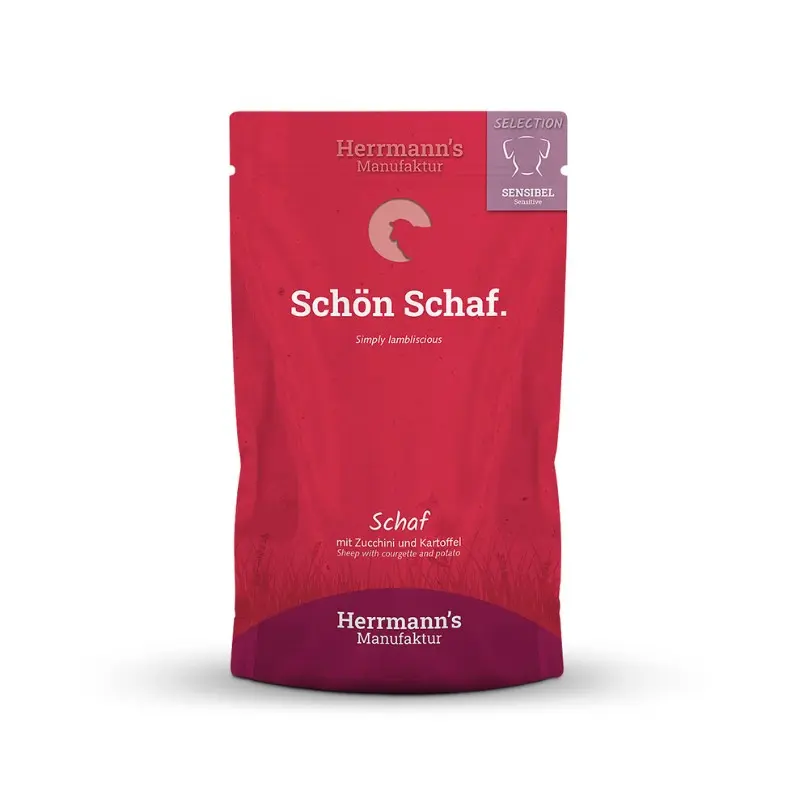 Herrmann’s Selection Pecora con Zucchine e Patate per Cani – 150 g, Singola