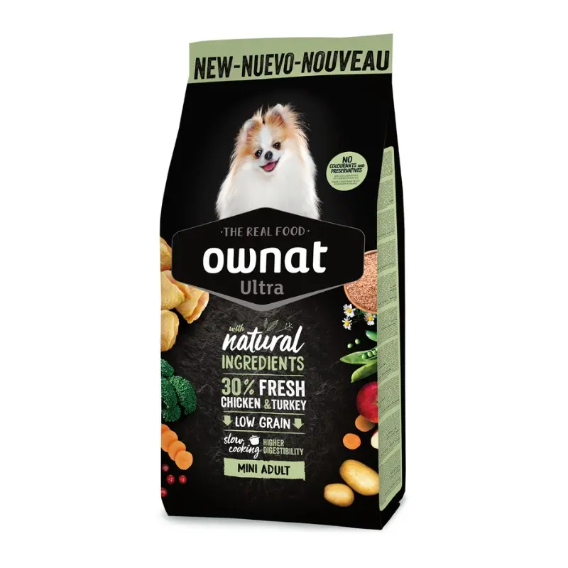 Ownat Dog Ultra Mini Adult per Cani – 3 Kg