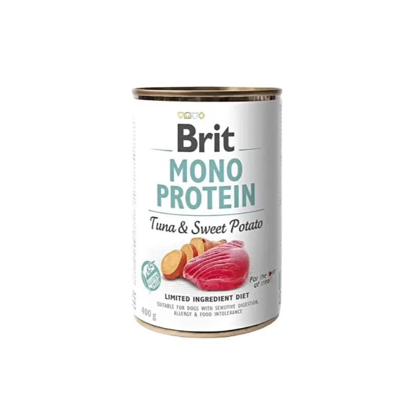 Brit Care Monoprotein Tonno e Patate Dolci Umido per Cani – 400 g