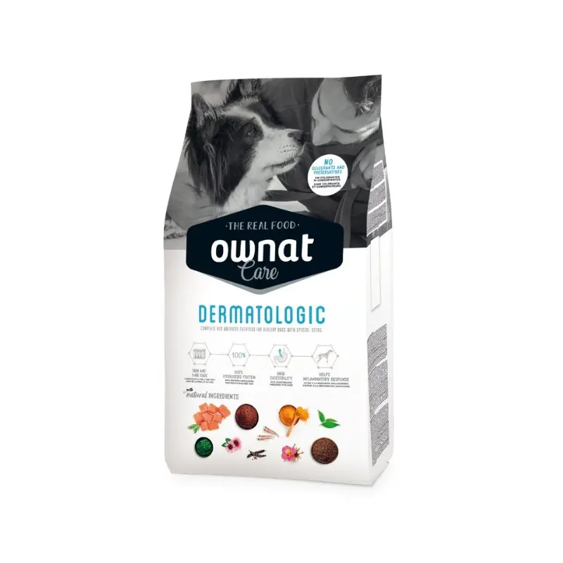 Ownat Care Dog Dermatologico per Cani – 3 Kg