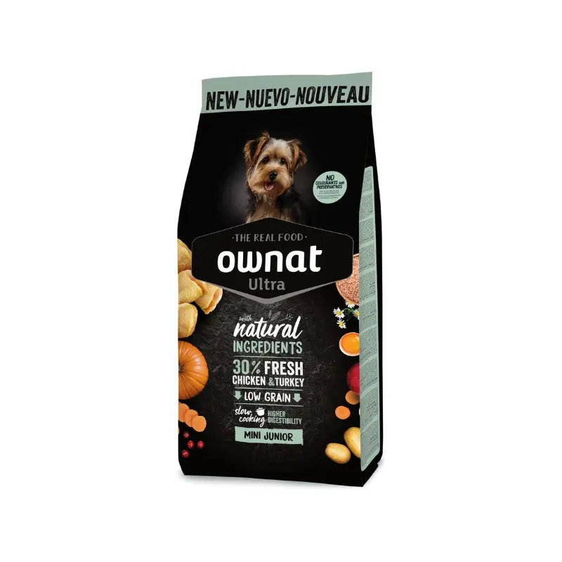 Ownat Dog Ultra Mini Junior per Cani – 3 Kg