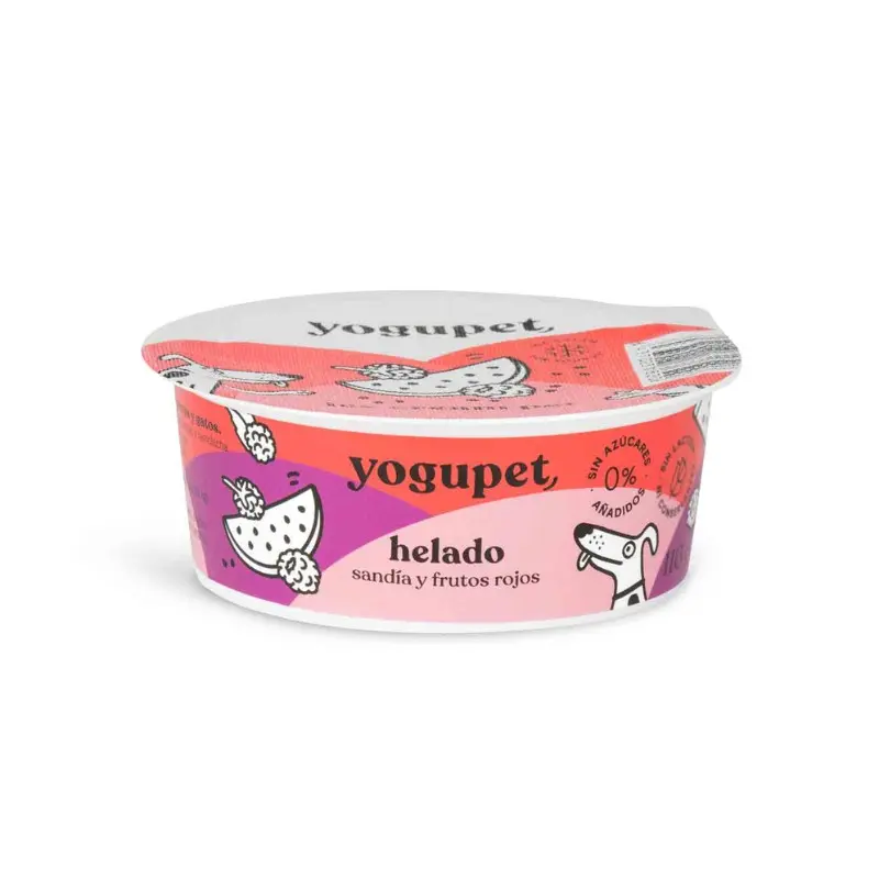 Yogupet Gelato con Anguria e Frutti Rossi per Cani – 110 g