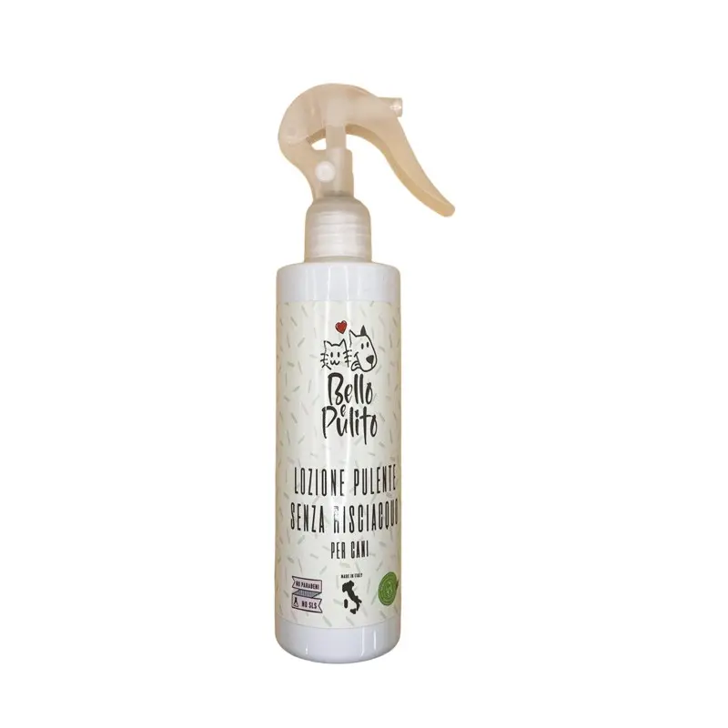Bello e Pulito Lozione Pulente Senza Risciacquo per Cani – 250 ml