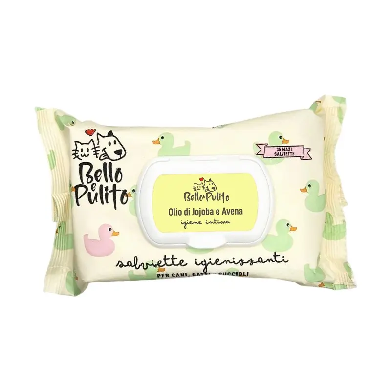 Bello e Pulito Salviette Bio all’Olio di Jojoba e Avena – 35 PZ