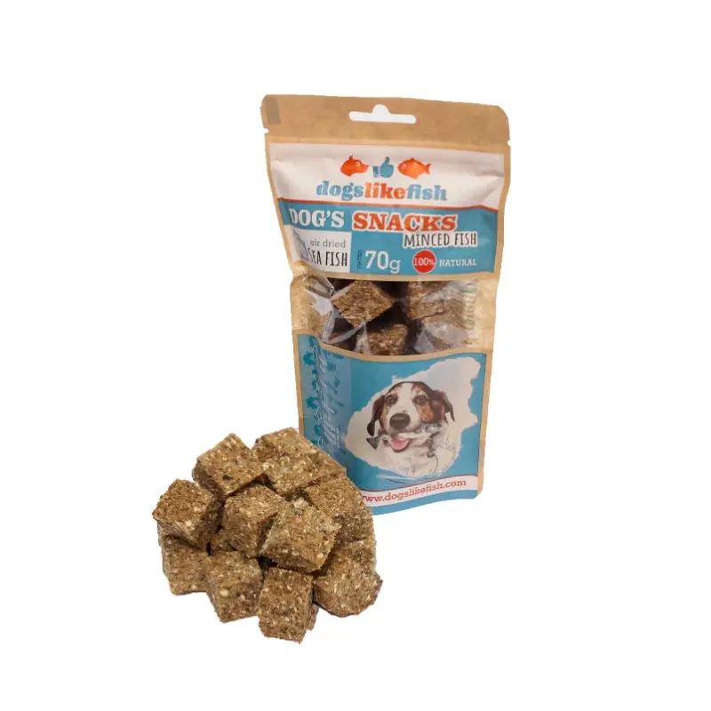 Dogslikefish Snack al Merluzzo Tritato – 70 g