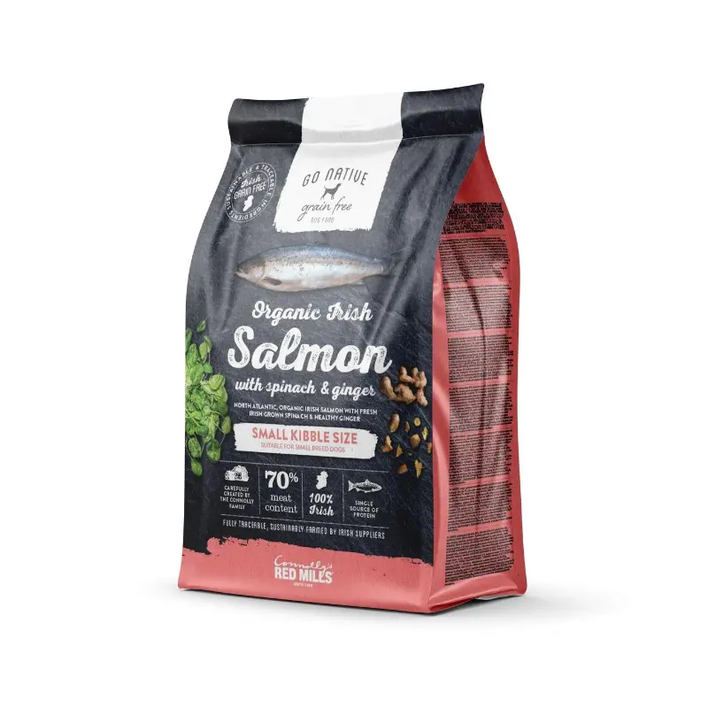 Go Native Small Breeds Salmone Biologico, Spinaci e Zenzero – 1.5 Kg