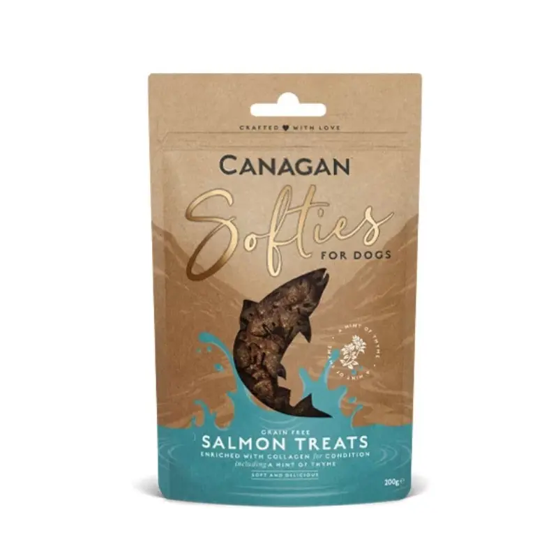 Canagan Softies Salmon Snack per Cani – 200 g, Singola