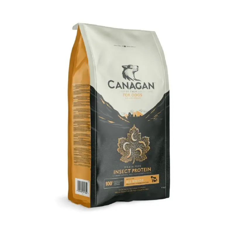 Canagan Insect Protein All Breeds per Cani – 5 Kg, Singola