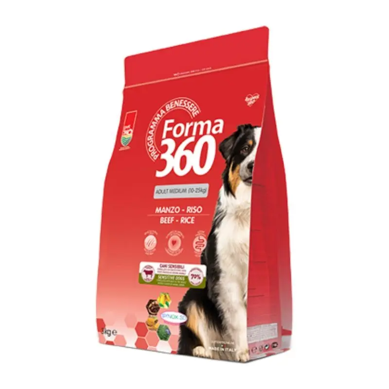 Forma360 Medium Manzo e Riso Per Cani – 12 Kg