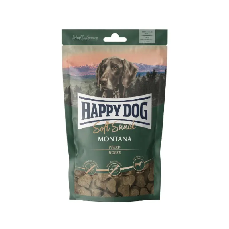 Happy Dog Soft Snack Montana al Cavallo per Cani – 100 g