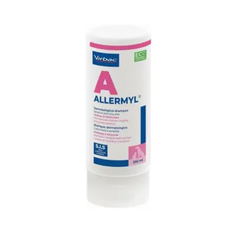 Virbac Allermyl Shampoo per Cani e Gatti – 250 ml