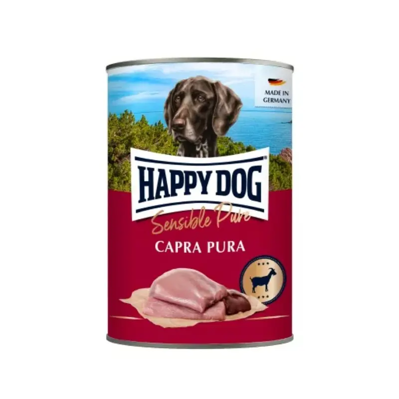 Happy Dog Monoproteico Capra Pura per Cani – 400 g, 12 pezzi