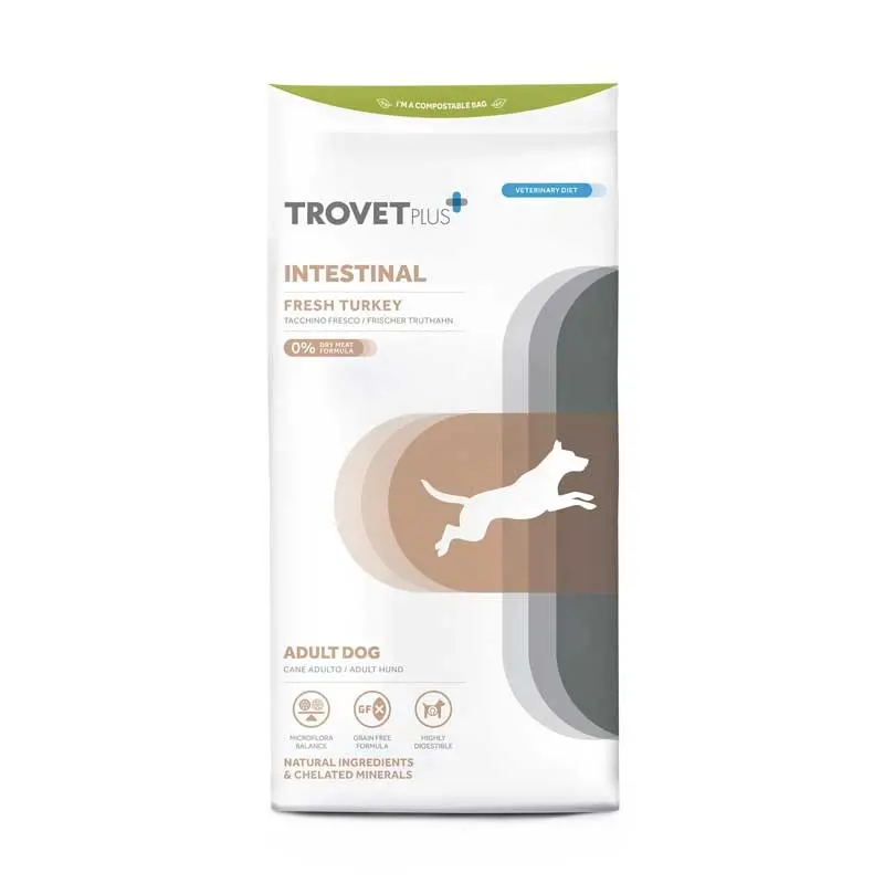 Trovet+ Intestinal Tacchino Fresco per Cani – 10 Kg, Singola