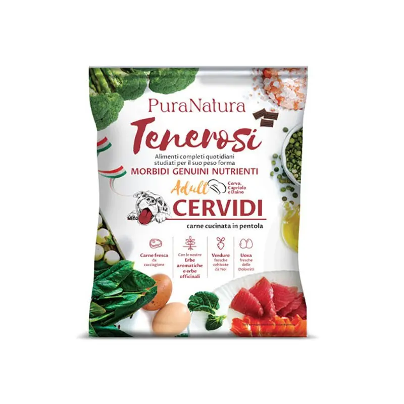 Pura Natura Tenerosi Adult Cervidi per Cani – 800 g