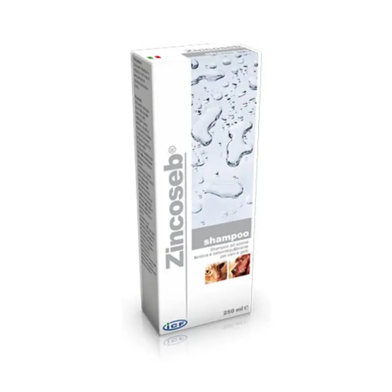 ICF Zincoseb Shampoo Lenitivo per Cani e Gatti – 250 ml