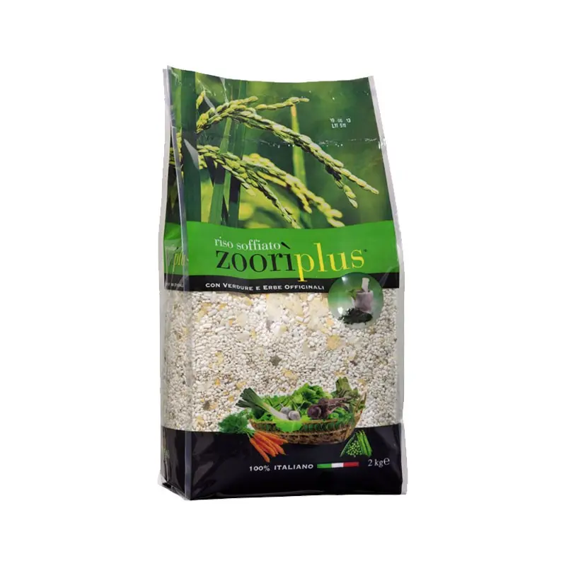 Pralzoo Zoorì Plus Riso Soffiato con Verdure e Erbe Officinali – 2 Kg, Singola
