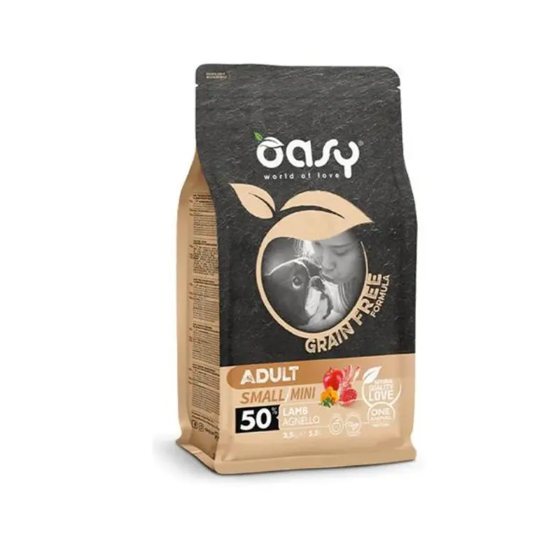 Oasy Grain Free Adult Small Mini Agnello – 800 g