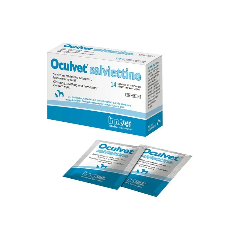 Innovet Oculvet Salviettine per Cani e Gatti – 14 salviette