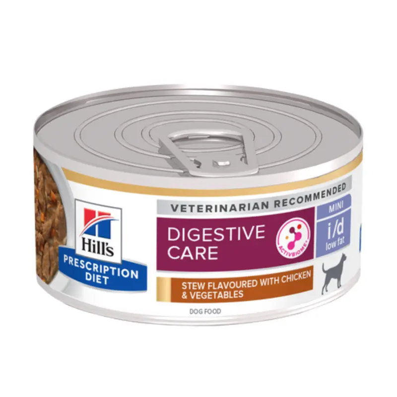 Hill’s i/d Prescription Diet Low Fat Canine Pollo – 156 g, 6 pezzi