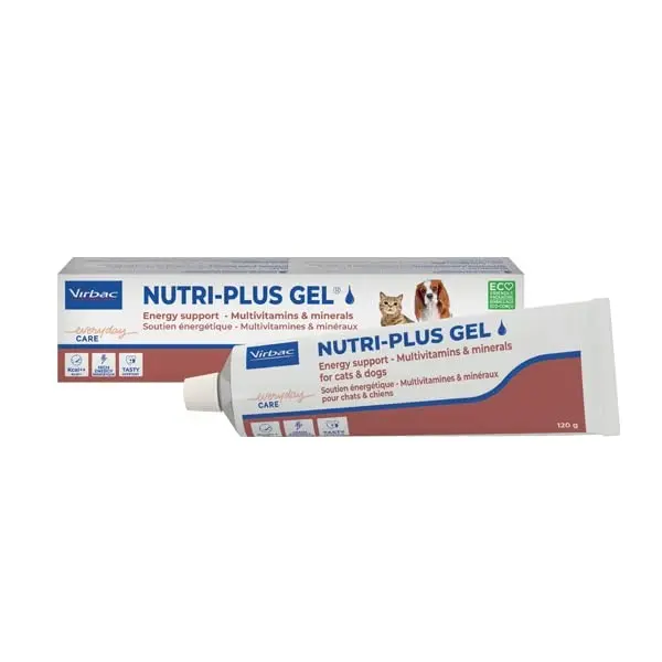 Virbac Nutri Plus Gel Pasta per Cani e Gatti – 120 g