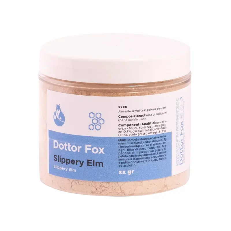 Dottor Fox Easy Vital Slippery Elm Olmo Rosso Integratore per Cani – 50 g