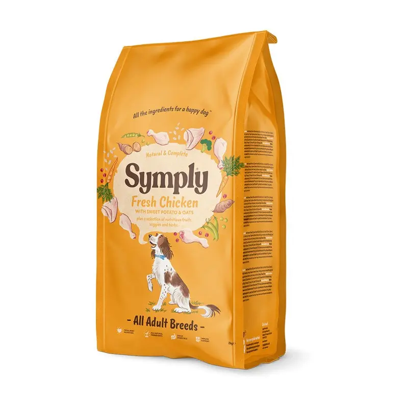 Symply Adult All Breeds Pollo Fresco, Patata Dolce e Avena – 2 Kg