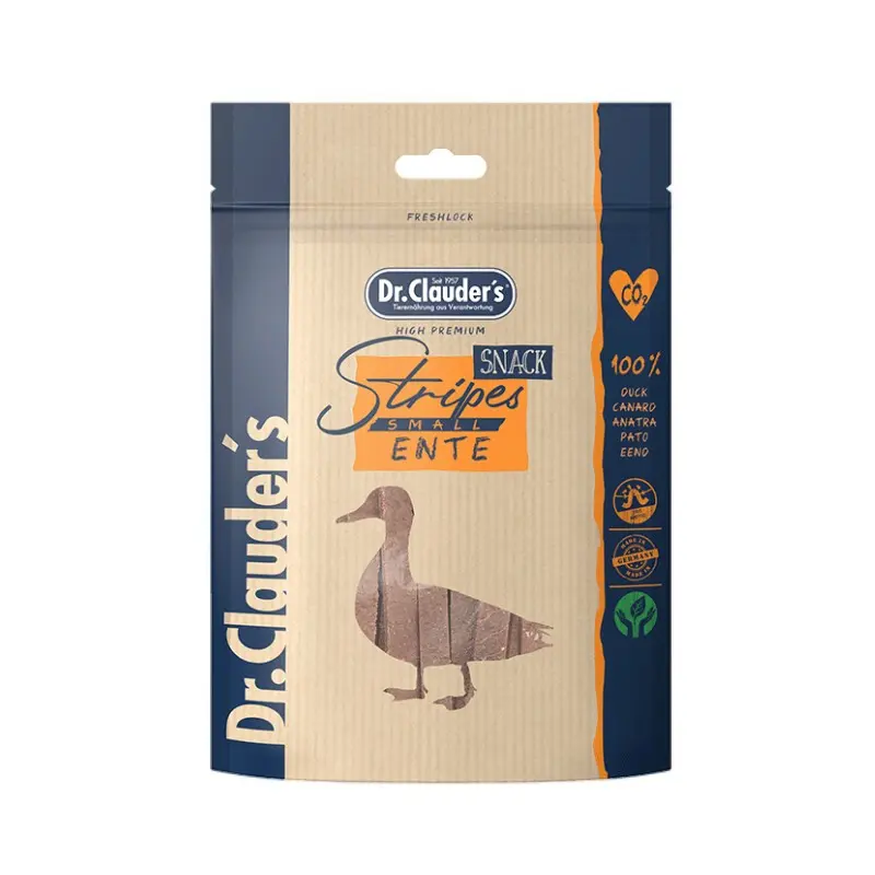 Dr Clauder’s Strisce di Filetto di Anatra per Cani – 80 g
