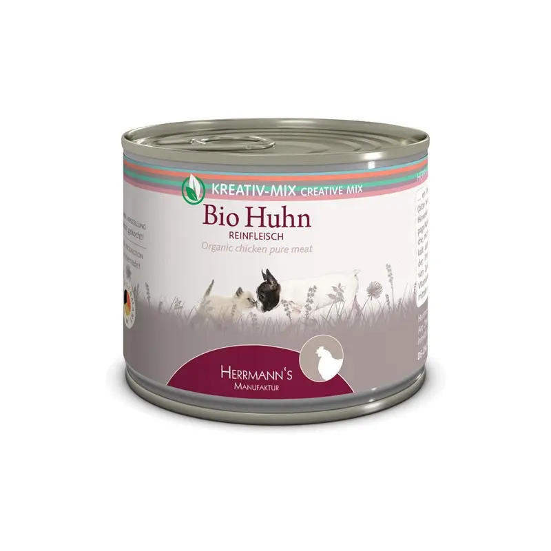 Herrmann’s Creative Mix Pollo Biologico Puro Umido – 200 g, Singola