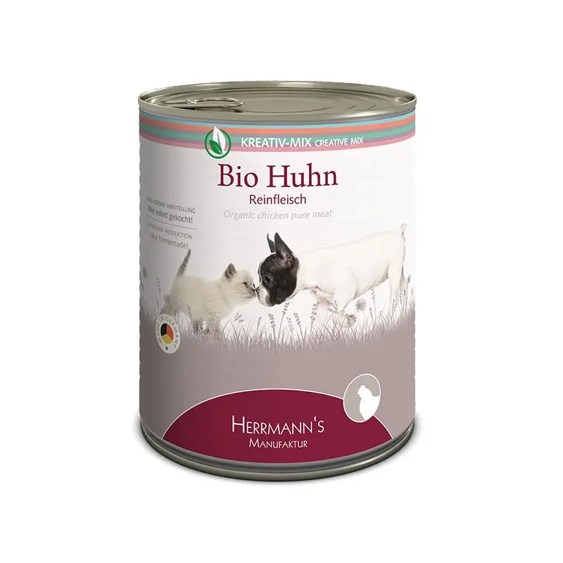 Herrmann’s Creative Mix Pollo Biologico Puro Umido – 800 g, 12 pezzi