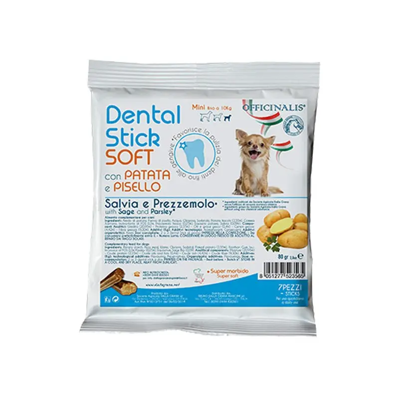 Dalla Grana Officinalis Dental Stick Soft Mini per Cani – 50 g