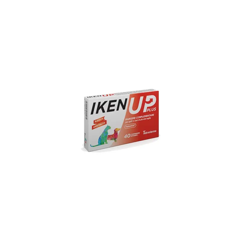 Teknofarma Iken Up Plus per Gatti e Cani di Piccola Taglia – 40 cp