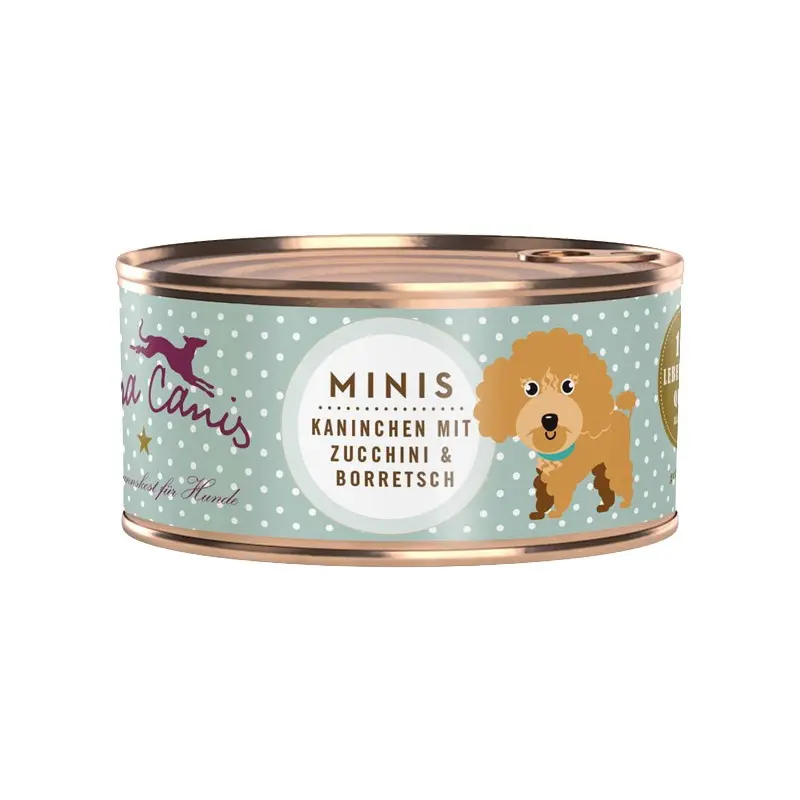 Terra Canis Mini Menu Coniglio con Zucchine e Borragine – 100 g, 18 pezzi