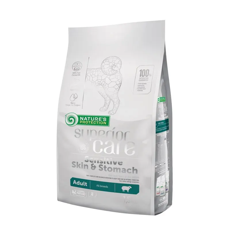 Nature’s Protection Superior Care Sensitive Skin & Stomach Adult All Breeds – 1.5 Kg