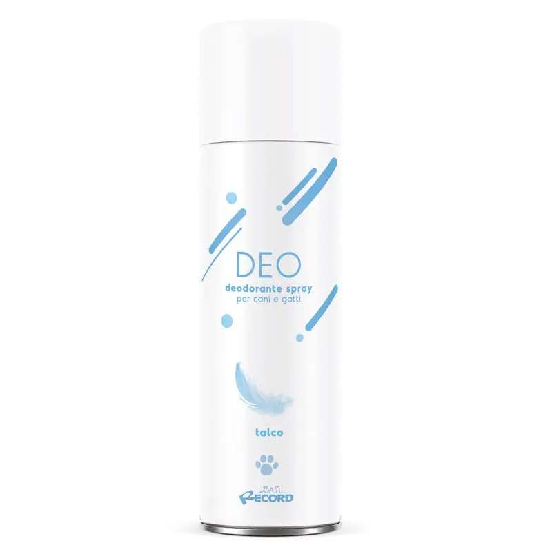 Record Professional Deodorante Spray al Talco per Cani e Gatti – 300 ml