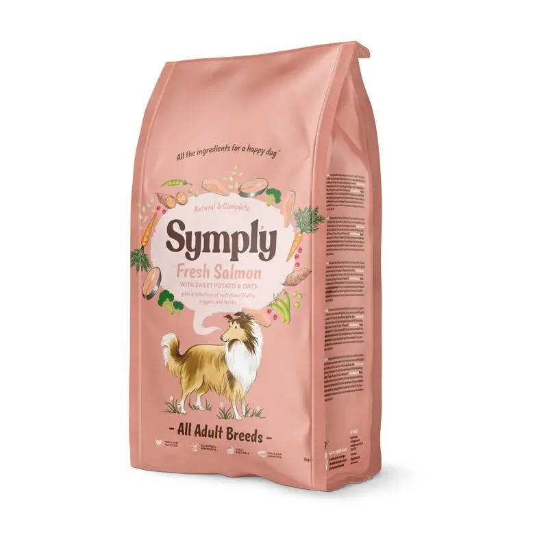 Symply Adult All Breeds Salmone Fresco, Patata Dolce e Avena – 12 Kg
