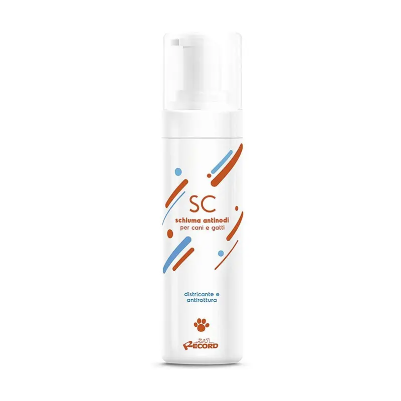 Record Professional Schiuma Antinodi Leave-In per Cani e Gatti – 200 ml