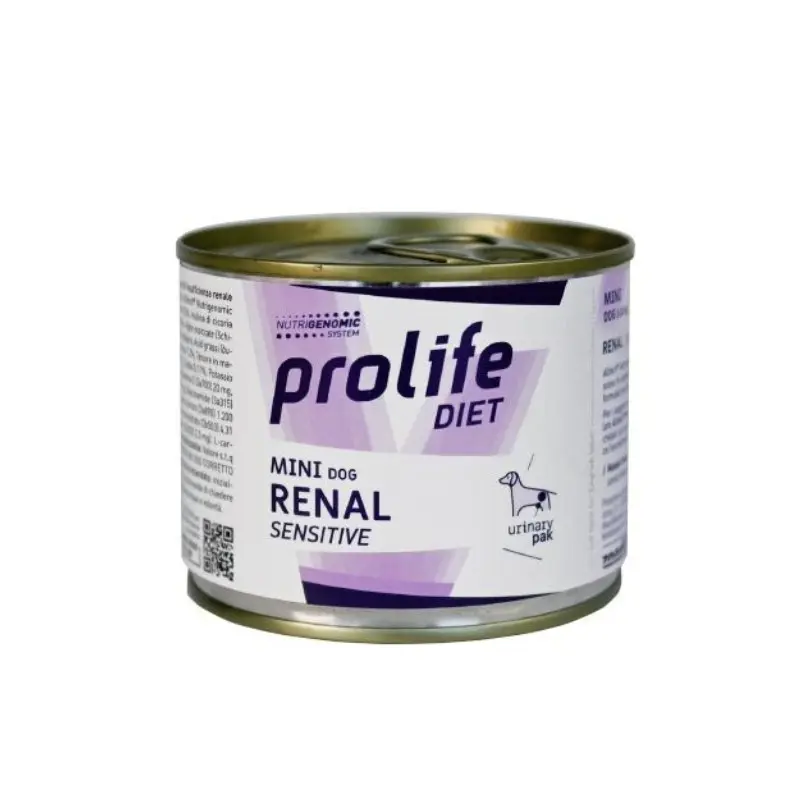 Prolife Veterinary Formula Mini Renal Sensitive per Cani – 200 g, 12 pezzi