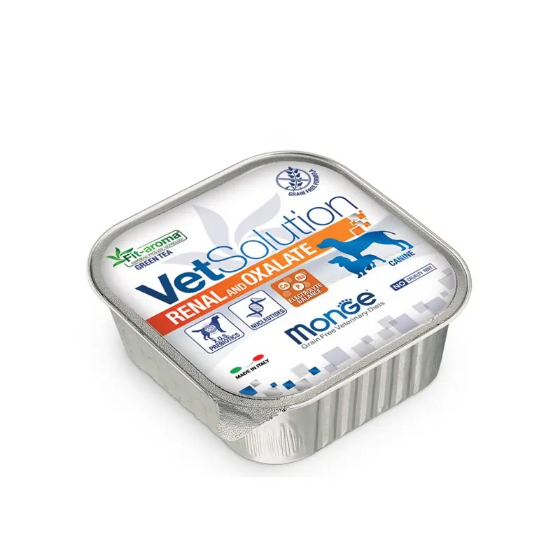 Monge VetSolution Renal Oxalate Umido per Cani – 150 g, 6 pezzi