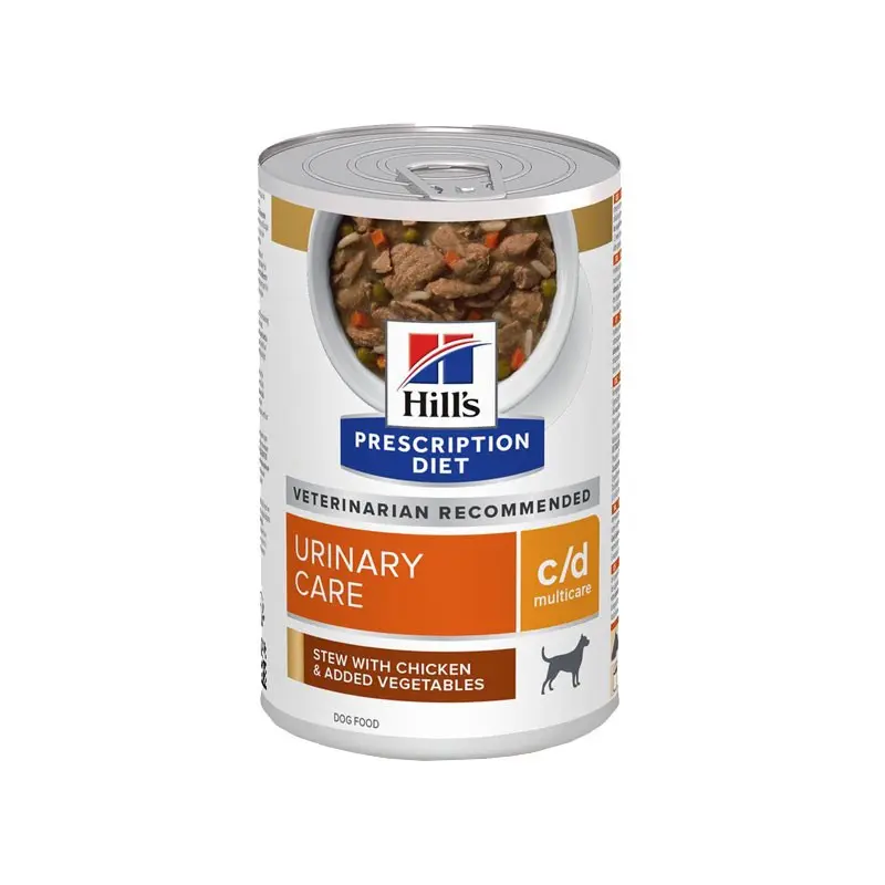 Hill’s c/d Spezzatino con Pollo e Verdure Prescription Diet Canine Umido – 354 g, Singola