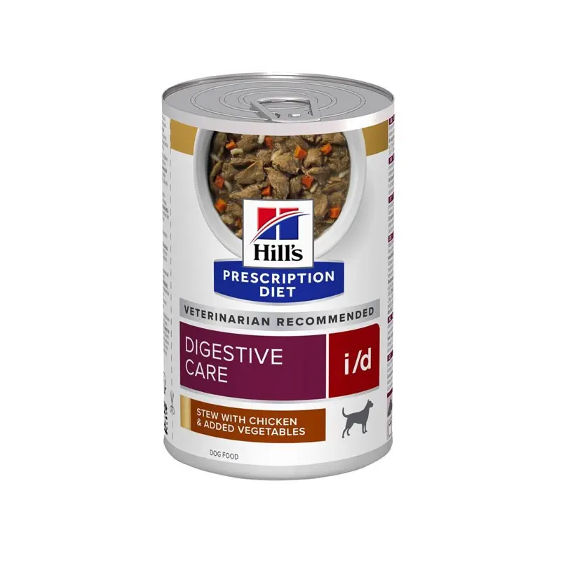 Hill’s i/d Spezzatino con Pollo e Verdure Prescription Diet Canine Umido – 354 g, Singola