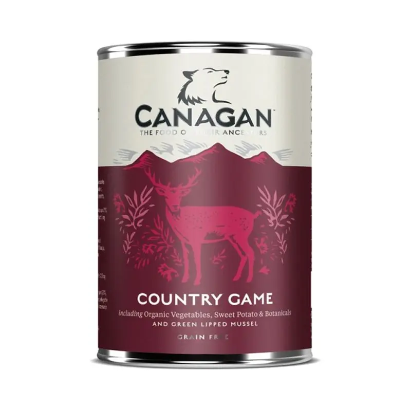 Canagan Country Game Umido per Cani – 400 g, Singola