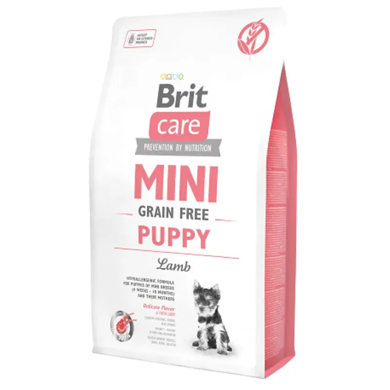 Brit Care Mini Grain Free Puppy Agnello – 2 Kg, Singola