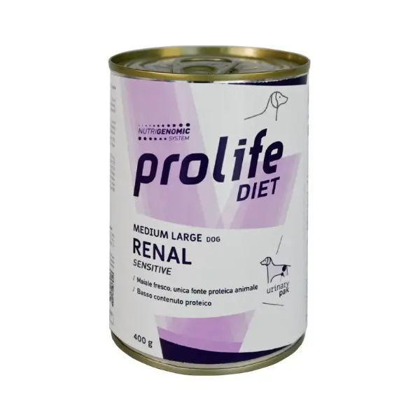 Prolife Veterinary Formula Renal Sensitive per Cani – 400 g, 12 pezzi